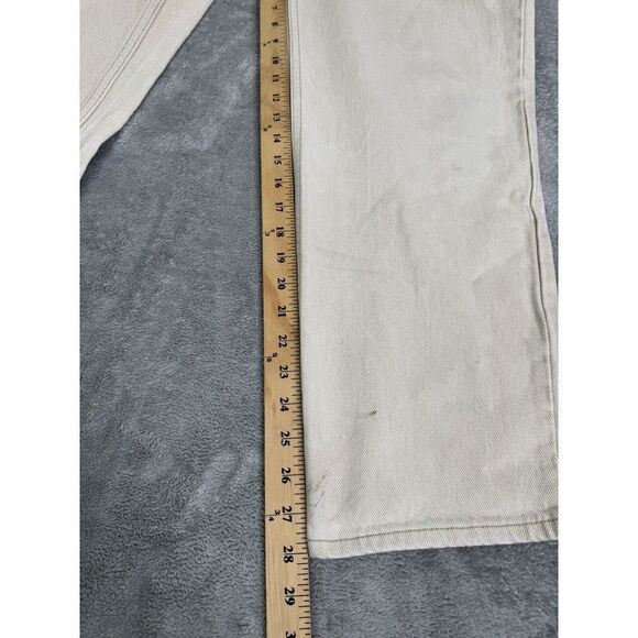 Vintage 90s Levi's 550 Relaxed Fit Straight Leg Jeans Men's Size 36x30 Beige - Picture 15 of 15